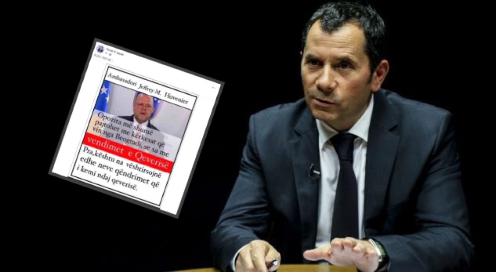 Tomë Gashi shpërndau “fake news” dhe e fshiu menjëherë pasi u bë horë