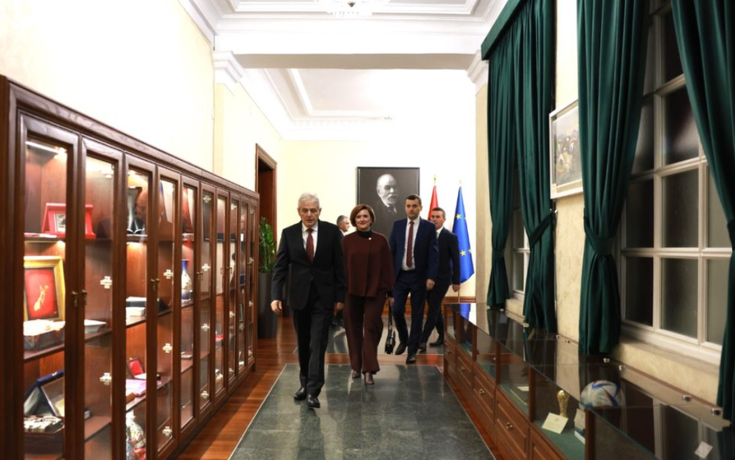 Ali Ahmeti lë fushatën zgjedhore në Maqedoni, arrin në Tiranë për të marrë pjesë në protestën “Unë jam UÇK”
