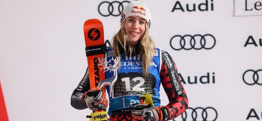 Lara Colturi shkëlqen në ditëlindjen e saj: podium i jashtëzakonshëm në Slalomin e Levi-t