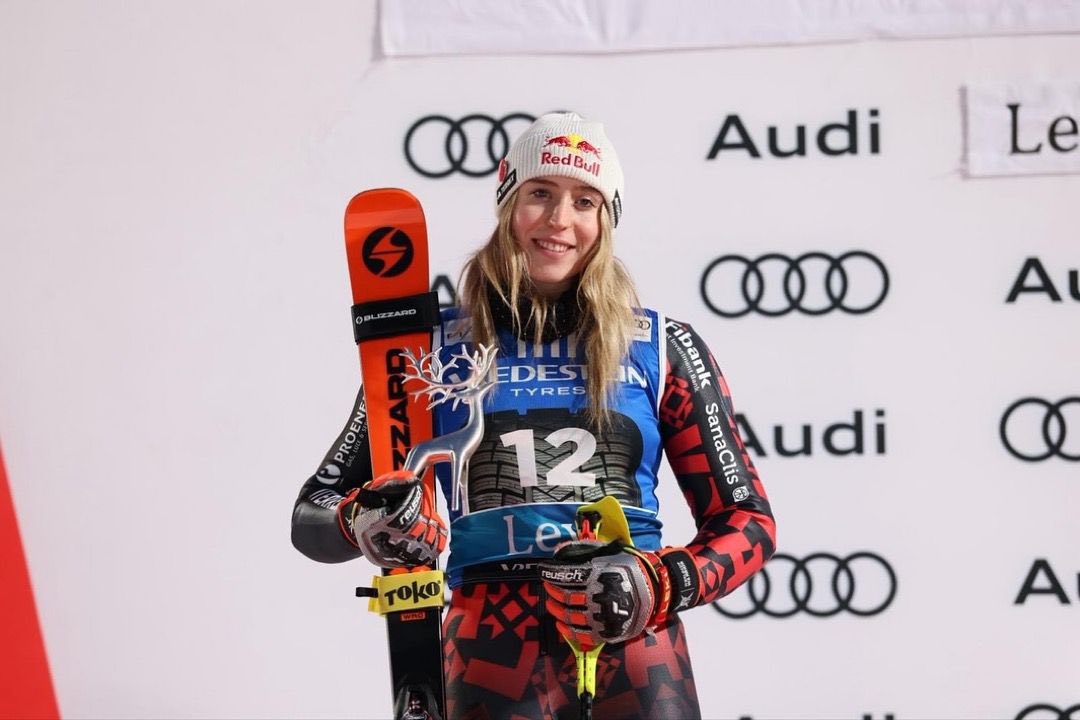 Lara Colturi shkëlqen në ditëlindjen e saj  podium i jashtëzakonshëm në Slalomin e Levi t