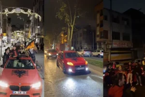 Diaspora shqiptare në Turqi feston 28 Nëntorin në rrugët e Stambollit