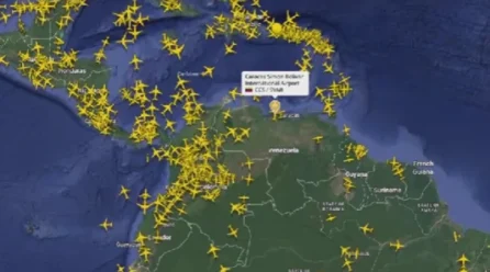 “A do të sulmojë nga ajri”, shumë pak aeroplanë fluturojnë mbi Venezuelë pas paralajmërimit të Trumpit