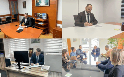 Kryetari serb i Zubin Potokut largon flamurin e Kosovës dhe foton e presidentes nga zyra