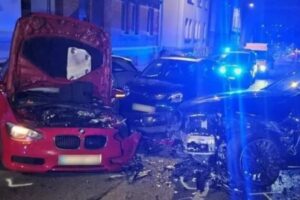 Aksidentohen 8 vetura në Gjermani, dëmet mbi 100 mijë euro