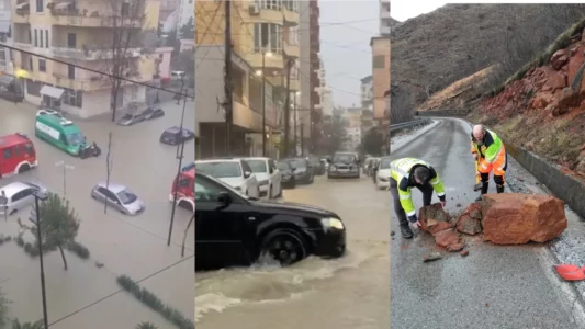 Shqipëria nën ujë, përmbytje në Durrës, Lezhë dhe Kukës