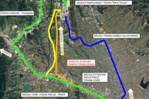 Zgjerimi i autostradës, bllokohet rruga Tiranë-Rinas për dy ditë