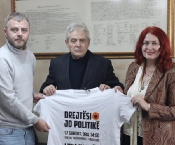 Platforma “Liria ka Emër” në RMV merr mbështetjen e Ali Ahmetit për Marshin “Drejtësi, jo politikë