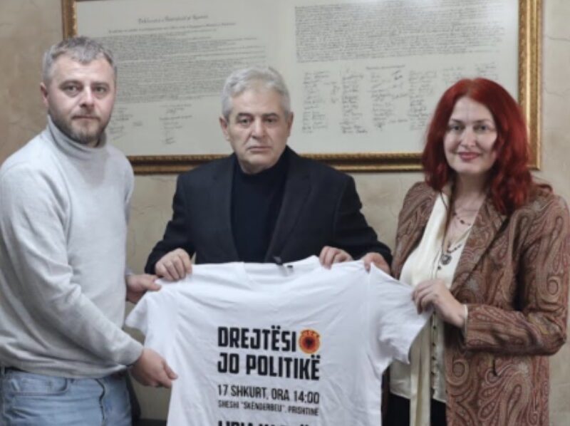 Platforma “Liria ka Emër” në RMV merr mbështetjen e Ali Ahmetit për Marshin “Drejtësi, jo politikë