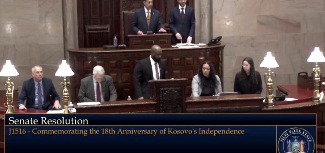 Senati i Nju-Jorkut miraton Rezolutën që shënon 18-vjetorin e pavarësisë së Kosovës