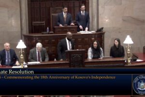 Senati i Nju-Jorkut miraton Rezolutën që shënon 18-vjetorin e pavarësisë së Kosovës