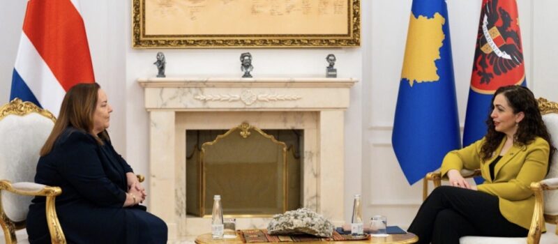 Osmani pranon letrat kredenciale të ambasadores së re të Kosta Rikës në Kosovë