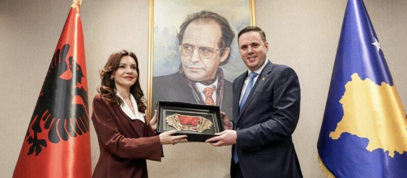 Abdixhiku pret në takim Elisa Spiropalin