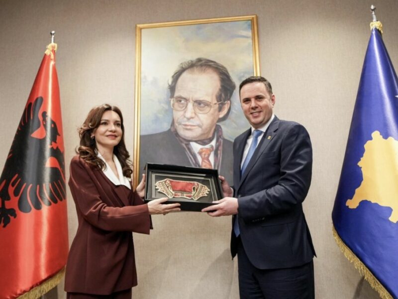 Abdixhiku pret në takim Elisa Spiropalin