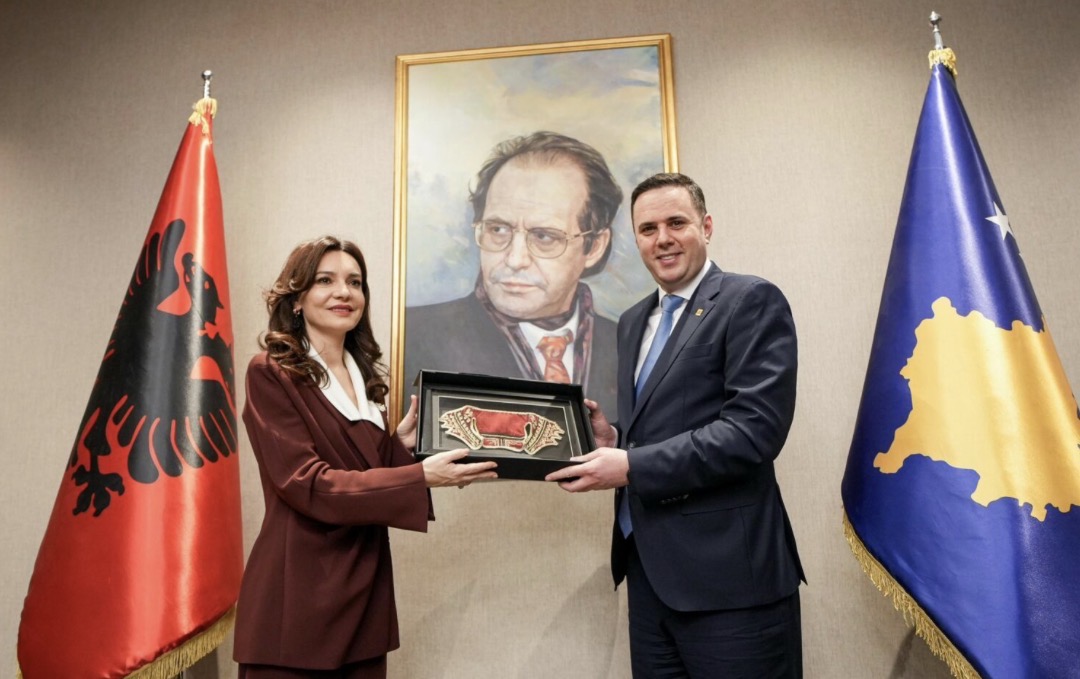 Abdixhiku pret në takim Elisa Spiropalin