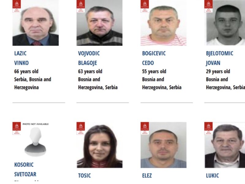 Kush janë 18 serbët në kërkim nga Interpoli për gjenocid, krime lufte dhe vrasje
