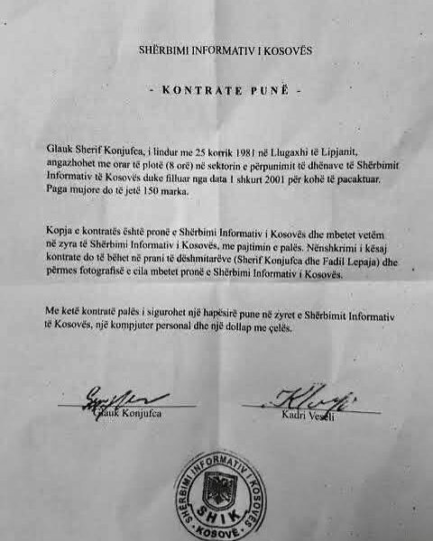 “Nga SHIK te LVV: Prapaskenat dhe dyshimet rreth rolit të Glauk Konjufcës”