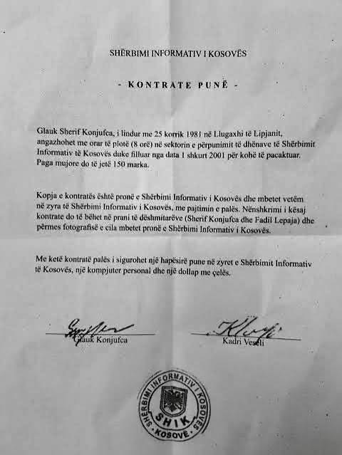 “Nga SHIK te LVV: Prapaskenat dhe dyshimet rreth rolit të Glauk Konjufcës”