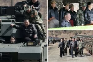 Kim Jong e merr vajzën e tij me vete në ushtrime ushtarake, ajo shfaqet duke drejtuar një tank