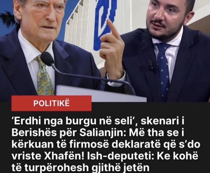 Erdhi nga burgu në seli’, skenari i Berishës për Salianjin: Më tha se i kërkuan të firmosë deklaratë që s’do vriste Xhafën!