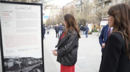 Kërkohet dorëheqja e Albulena Haxhiut pasi Kuvendi e financoi ekspozitën me gabime të Shkëlzen Gashit